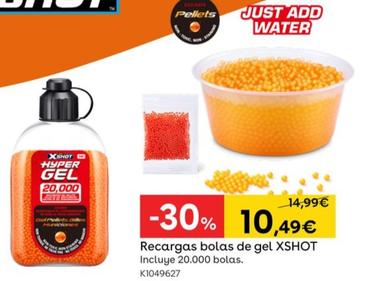 Oferta de Xshot - Recargas bolas de gel por 10,49€ en ToysRus