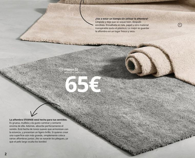 Oferta de Ikea - La Alfombra Stoense Está Hecha Para Tus Sentidos por 65€ en IKEA