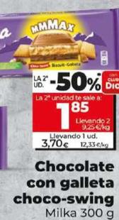 Oferta de Milka - Chocolate Con Galleta Choco-swing por 3,7€ en Dia