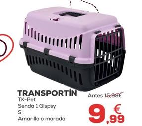 Oferta de TK-Pet - Transportín por 9,99€ en Kiwoko