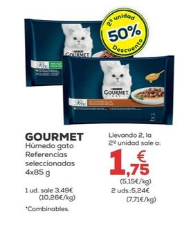 Oferta de Purina - Humedo Gato Referencias Seleccionadas 4x por 3,49€ en Kiwoko