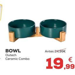 Oferta de Bowl Outech Ceramic Combo por 19,99€ en Kiwoko