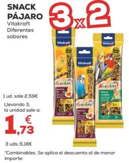 Oferta de Vitakraft - Snack Pajaro por 2,59€ en Kiwoko