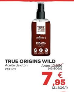 Oferta de True Origins - Wild Aceite De Atun por 7,95€ en Kiwoko