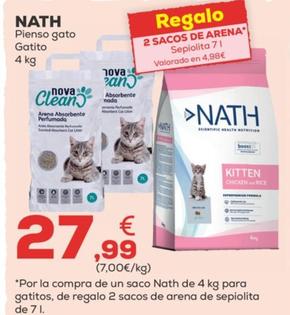 Oferta de Nath -Pienso Gato Gatito por 27,99€ en Kiwoko