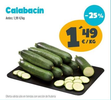 Oferta de Calabacin por 1,49€ en Ahorramas