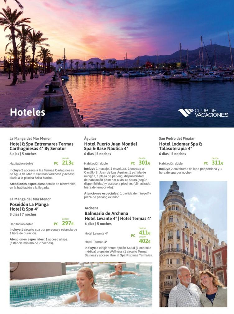 Oferta de Hoteles por 213€ en Viajes El Corte Inglés