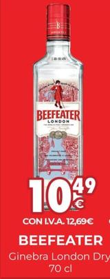 Oferta de Beefeater - Ginebra London Dry por 10,49€ en CashDiplo