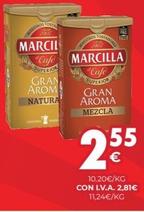 Oferta de Marcilla - Café Molido Natural O Mezcla Regular O Descafeinado por 2,55€ en CashDiplo