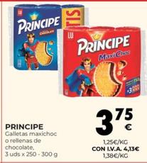 Oferta de Príncipe - Galletas Maxichoc por 3,75€ en CashDiplo
