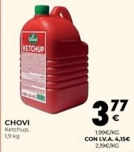 Oferta de Chovi - Ketchup por 3,77€ en CashDiplo