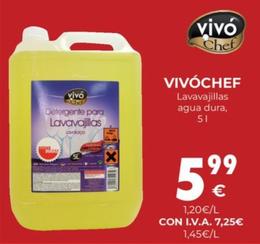 Oferta de Vivo Cheff - Lavavajillas Agua Dura por 5,99€ en CashDiplo