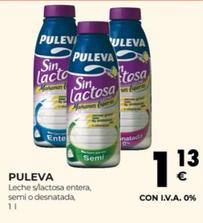 Oferta de Puleva - Leche S/lactosa Entera por 1,13€ en CashDiplo