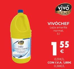 Oferta de Vivo Cheff - Lejia Amarilla Normal por 1,55€ en CashDiplo