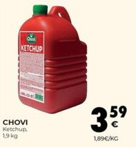 Oferta de Chovi - Ketchup por 3,59€ en CashDiplo