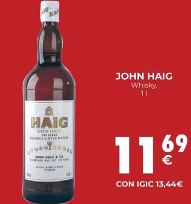 Oferta de Haig - John Whisky por 11,69€ en CashDiplo