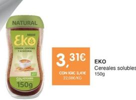 Oferta de Eko - Cereales Solubles por 3,31€ en CashDiplo