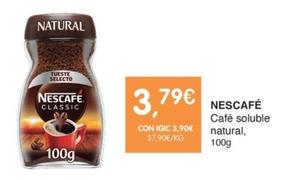 Oferta de Nescafé - Café Soluble Natural por 3,79€ en CashDiplo