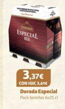 Oferta de Dorada - Especial  por 3,37€ en CashDiplo