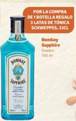 Oferta de Bombay Sapphire - Ginebra en CashDiplo