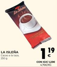 Oferta de La Isleña - Cacao A La Taza por 1,19€ en CashDiplo
