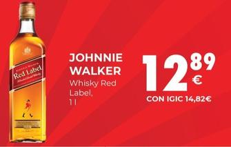Oferta de Johnnie Walker - Whisky Red Label por 12,89€ en CashDiplo