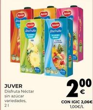 Oferta de Juver - Disfruta Néctar Sin Azúcar Variedades por 2€ en CashDiplo