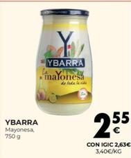 Oferta de Ybarra - Mayonesa por 2,55€ en CashDiplo