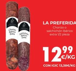 Oferta de Chorizo por 12,99€ en CashDiplo