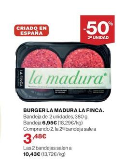 Oferta de La Finca - Burger La Madura por 6,95€ en El Corte Inglés