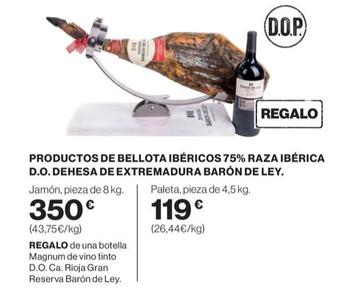 Oferta de Barón De Ley - Productos De Bellota Ibéricos 75% Raza Ibérica por 119€ en El Corte Inglés