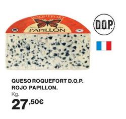Oferta de Papillon - Queso Roquefort D.o.p. Rojo por 27,5€ en El Corte Inglés