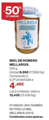 Oferta de Mellarius - Miel De Romero por 8,95€ en El Corte Inglés