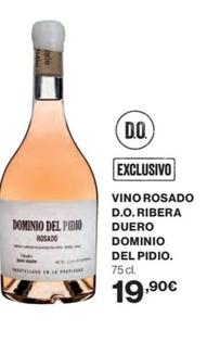 Oferta de Dominio Del Pidio - Vino Rosado D.o. Ribera Duero por 19,9€ en El Corte Inglés