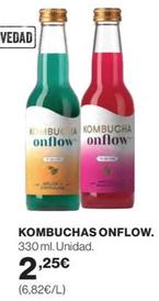 Oferta de Onflow - Kombuchas por 2,25€ en El Corte Inglés