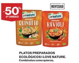 Oferta de I Love Nature - Platos Preparados Ecológicos en El Corte Inglés