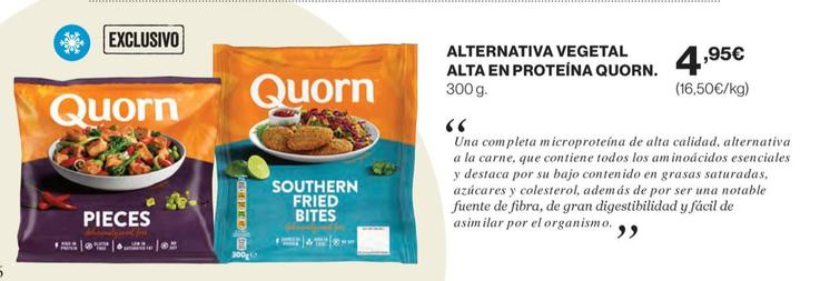 Oferta de Quorn - Alternativa Vegetal Alta En Proteina por 4,95€ en El Corte Inglés