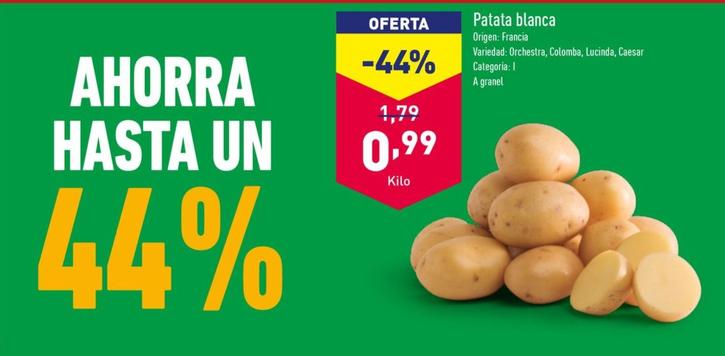 Oferta de Patata Blanca por 0,99€ en ALDI