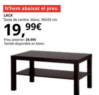 Oferta de Lack Tauleta De Centre por 19,99€ en IKEA