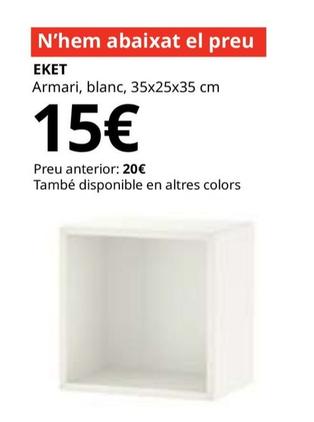 Oferta de Eket Armari, Blanc por 15€ en IKEA