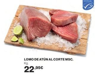 Oferta de Lomo De Atun Al Corte MSC por 22,95€ en Supercor