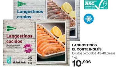 Oferta de El Corte Inglés - Langostinos por 10,99€ en Supercor