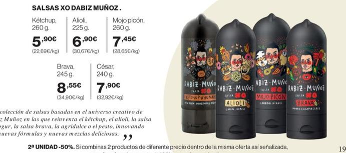 Oferta de Dabiz Muñoz - Salsas Xo por 5,9€ en Supercor