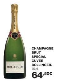 Oferta de Bollinger - Champagne Brut Special Cuvee por 64,5€ en Supercor
