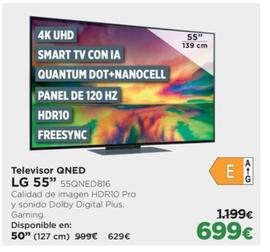 Oferta de Televisor LG por 699€ en Hipercor