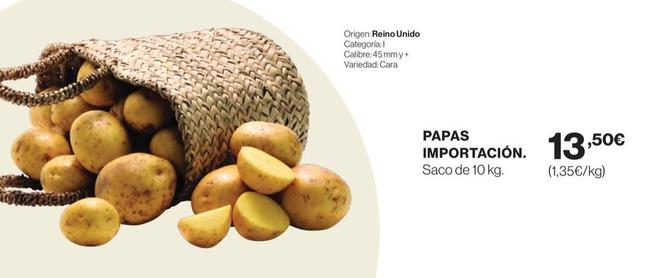Oferta de Patatas por 13,5€ en Supercor