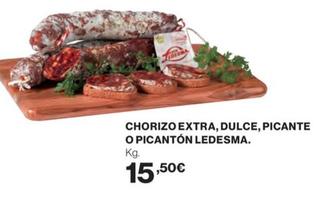 Oferta de Chorizo por 15,5€ en Supercor