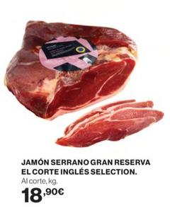Oferta de Jamón serrano por 18,9€ en Supercor