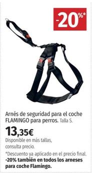 Oferta de Flamingo - Arnés De Seguridad Para El Coche Para Perros por 13,35€ en El Corte Inglés