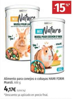 Oferta de Hami Form - Alimento Para Conejos O Cobayas Muesli por 4,17€ en El Corte Inglés